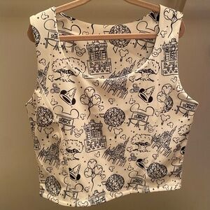 Girls scoop tank Disney 9/10